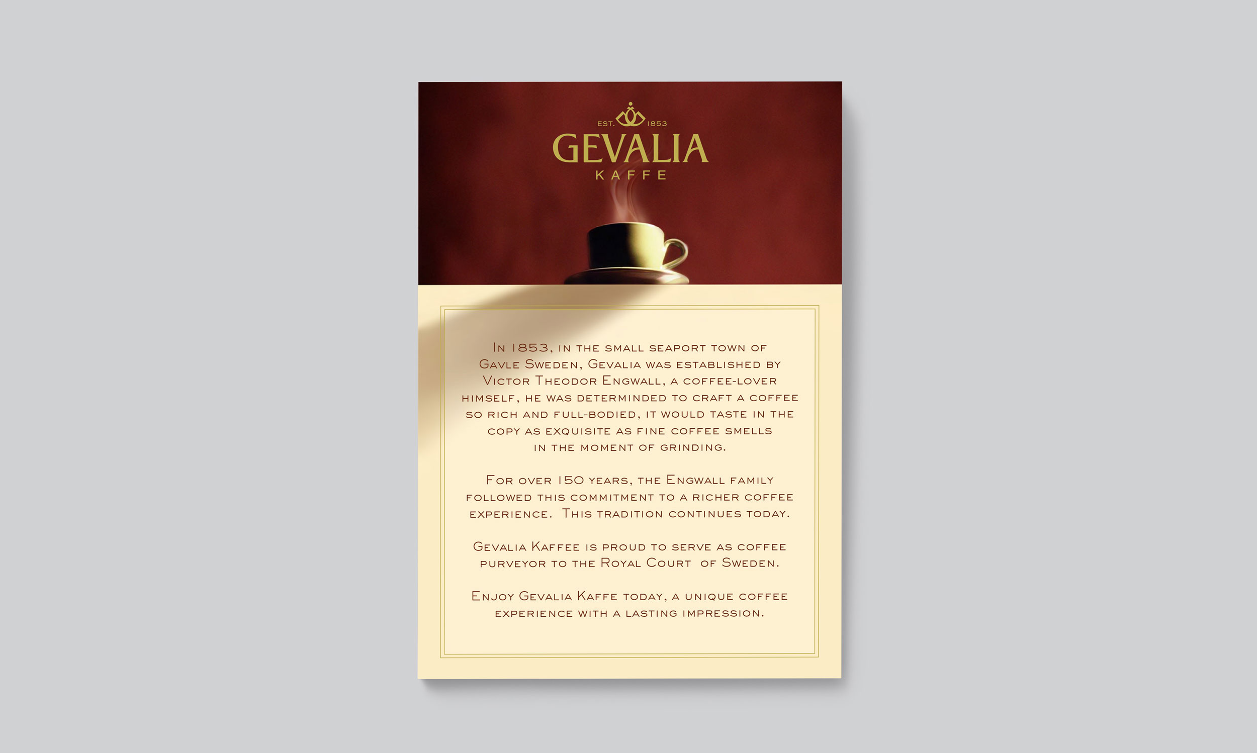 Coffee Brand Identity – Gevalia