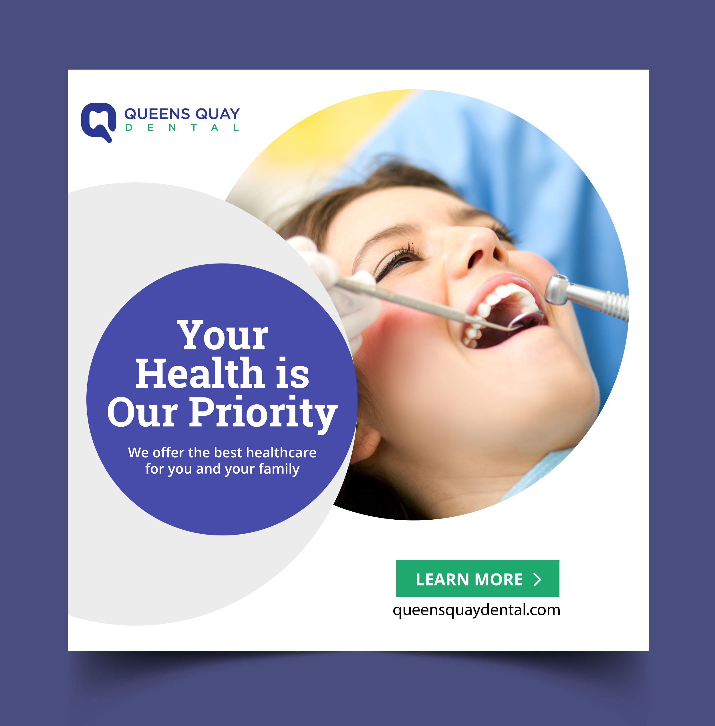 Dentist Logo – Queens Quay Dental